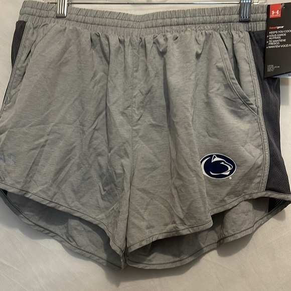 XL Under Armor Heatgear Grey & Charcoal Shorts - Picture 5 of 8